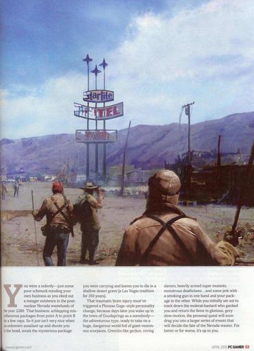 Fallout: New Vegas - Сканы Fallout: New Vegas из PC Gamer US