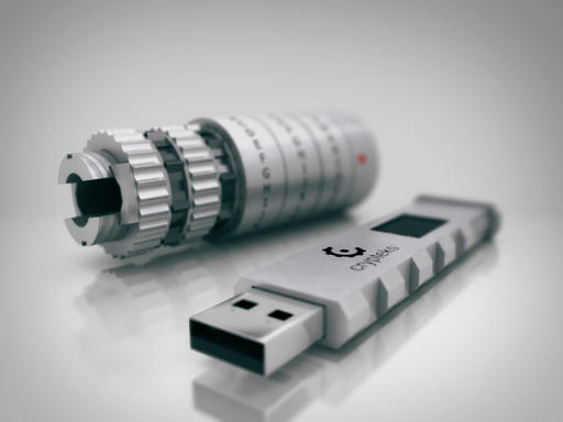 USB флеш с двумя степенями защиты