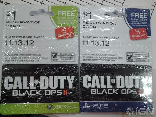 Новости - Ритейл-утечка — Call of Duty: Black Ops II выйдет 13 ноября